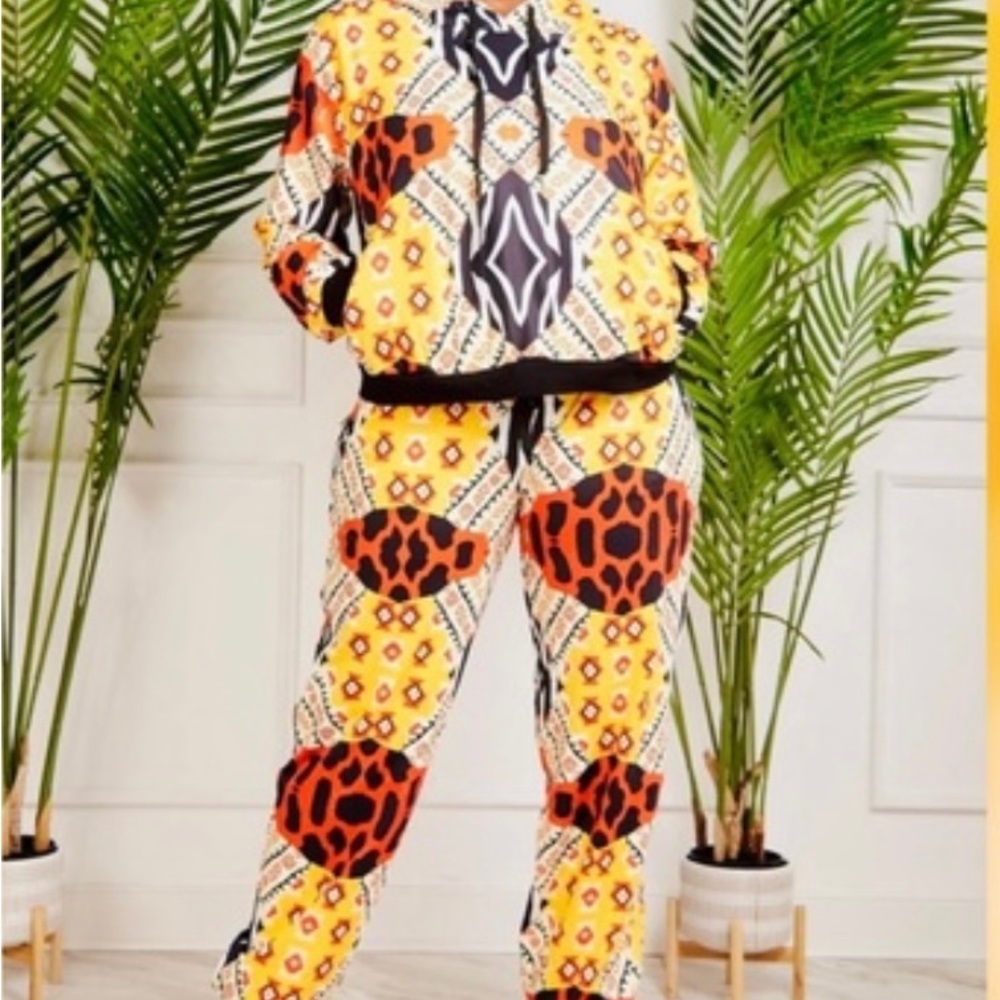 Vibrant Patterned Jumpsuit - image 1
